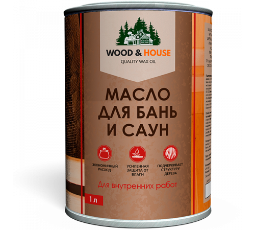 Приобрести МАСЛО ДЛЯ БАНЬ И САУН WOOD & HOUSE в Ачинске, Красноярский край